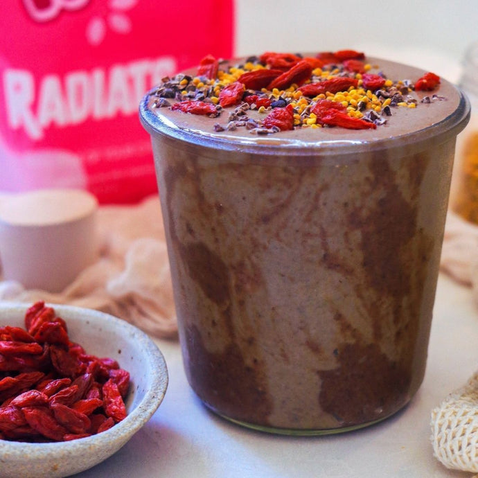 [Seed Cycling] Chocolate Peppermint Smoothie Recipe